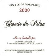 Closerie du Pelan - Cotes de Bordeaux Rouge 2000
