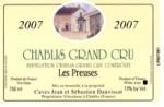 Jean & Sebastien Dauvissat - Chablis Grand Cru Les Preuses 2019