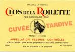 Coudert Fleurie Clos De La Roilette - Cuve Tardive 2023