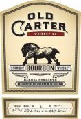 Old Carter - Very Small Batch Straight Bourbon Whiskey Batch 3-NY/NJ