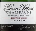 Pierre Peters - Champagne Grand Cru Blanc De Blancs Rserve Oublie 0