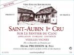 Henri Prudhon & Fils - Saint-Aubin 1er Cru Sur Le Sentier Du Clou Vieilles Vignes 2020