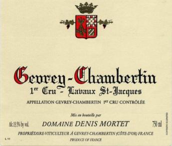 Domaine Denis Mortet - Gevrey-chambertin 1er Cru Lavaux St. Jacques 2020