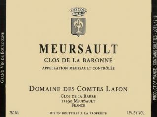 Domaine des Comtes Lafon - Meursault Clos De La Baronne 2022