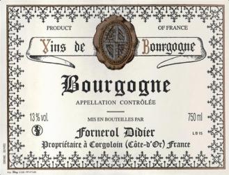 Domaine Didier Fornerol - Bourgogne Blanc 2023