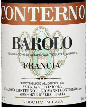 Giacomo Conterno - Barolo Francia 2018