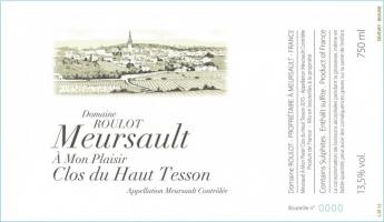 Domaine Roulot - Meursault Clos Du Haut Tesson A Mon Plaisir 2020