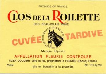 Coudert Fleurie Clos De La Roilette - Cuve Tardive 2023 (3L)