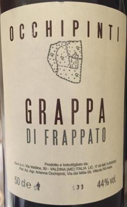 Occhipinti - Grappa di Frappato