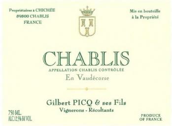 Gilbert Picq & Ses Fils - Chablis En Vaudecorse 2023 (1.5L)