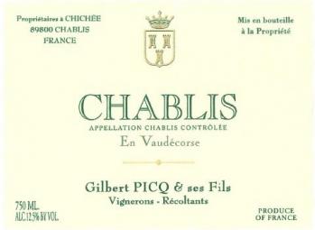 Gilbert Picq & Ses Fils - Chablis En Vaudecorse 2023 (1.5L)