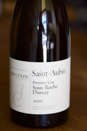 Joseph Colin - Saint-Aubin 1er Cru Sous Roche Dumay 2019