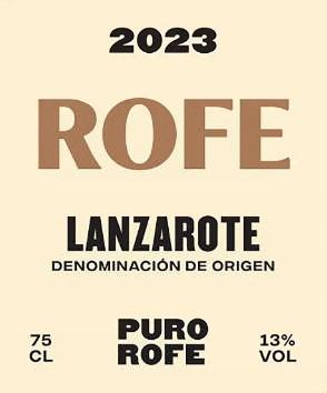 Puro Rofe - Lanzarote Rofe Vino Blanco 2023