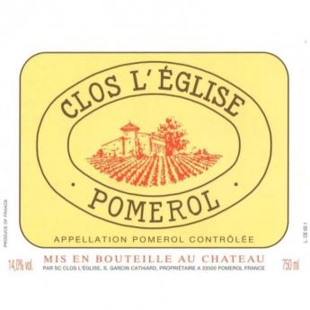 Clos L'Eglise - Pomerol 2000