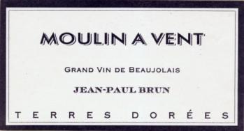 Domaine des Terres Dorees (Jean-Paul Brun) - Moulin-a-Vent 2018