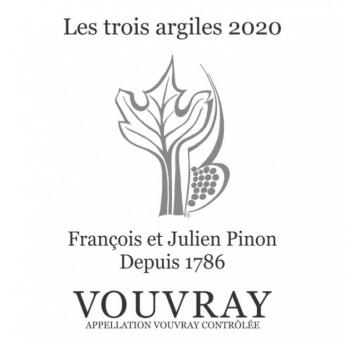 Francois Pinon - Vouvray Les Trois Argiles 2019