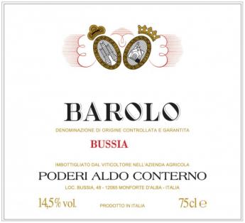 Poderi Aldo - Conterno Barolo Bussia 2019