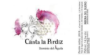 Dominio del Aguila - Ribera Del Duero Canta La Perdiz 2019