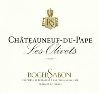 Roger Sabon Ch&acirc;teauneuf-du-Pape Les Olivets 2019
