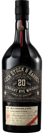 R.J. Cooper And Son - Lock, Stock & Barrel 20yr Straight Rye Whiskey