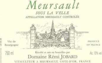 Domaine Remi Jobard - Meursault Sous La Velle 2018