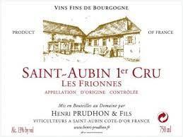 Henri Prudhon & Fils - Saint-Aubin Rouge 1er Cru Les Frionnes 2020