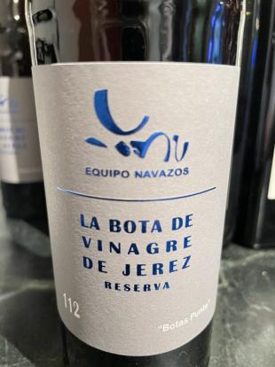 Equipo Navazos - La Bota De Vinagre De Jerez Reserva Botas Punta #112