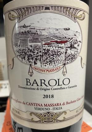 Cantina Massara di Burlotto Gian Carlo - Barolo 2018